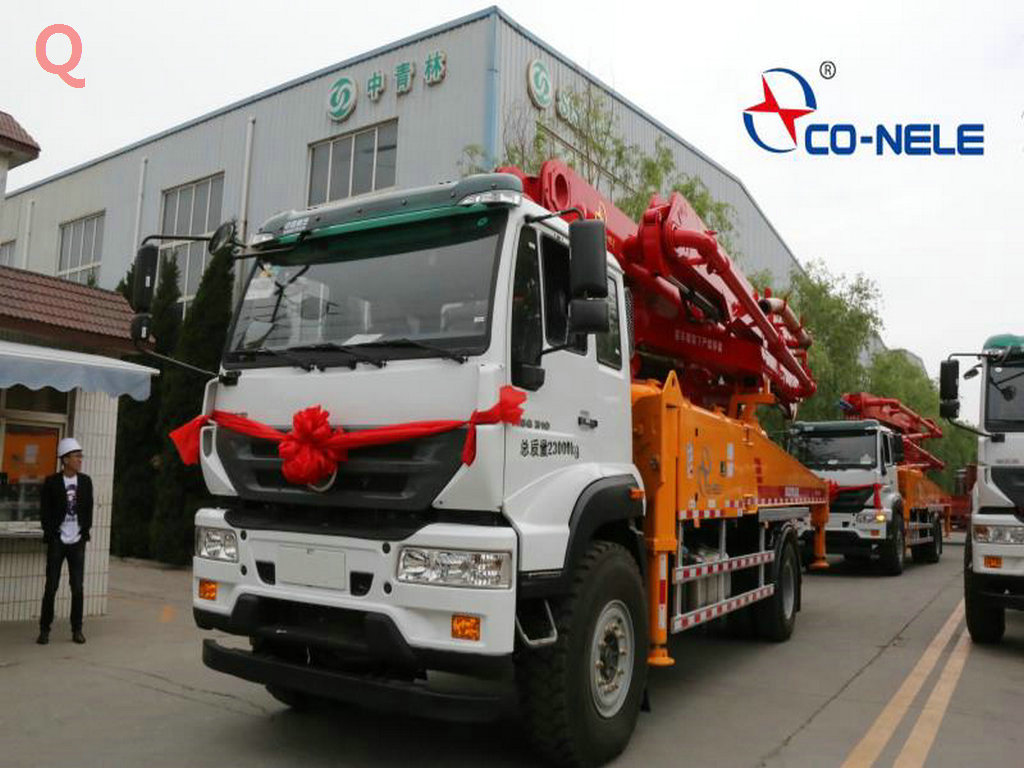小型泵車，小型混凝土泵車，天泵